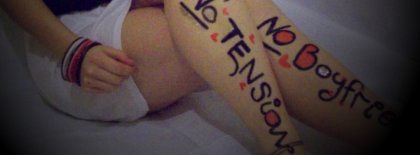 No Boyfriend No Tension Facebook Covers